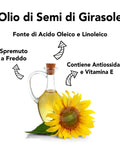 Olio Di Semi Di Girasole Crudo Spremuto A Freddo Bio 5