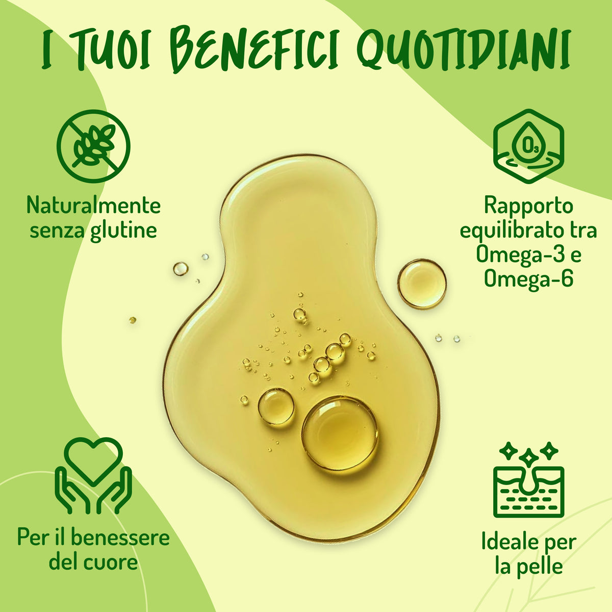 Olio di semi di Canapa spremuto a freddo Bio