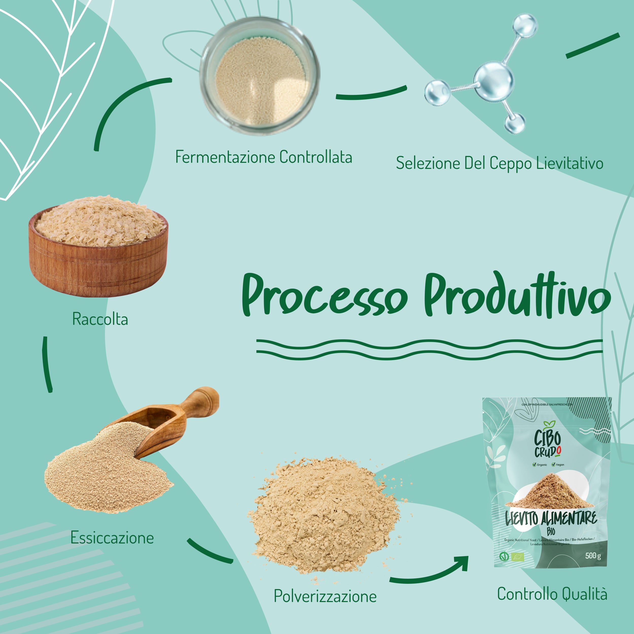 Lievito Alimentare in Scaglie Delicato Bio