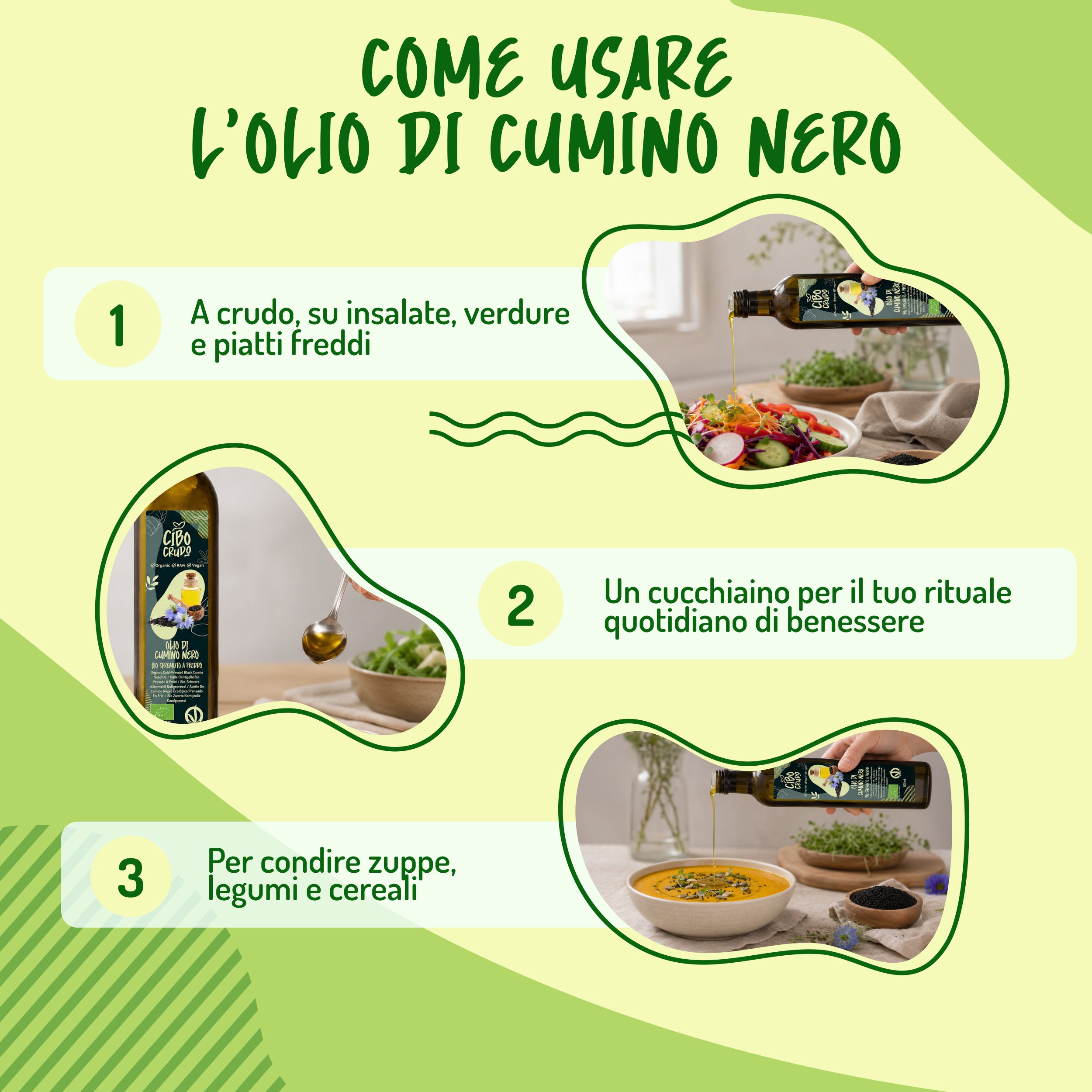 Olio di Cumino Nero Spremuto a Freddo Crudo e Bio