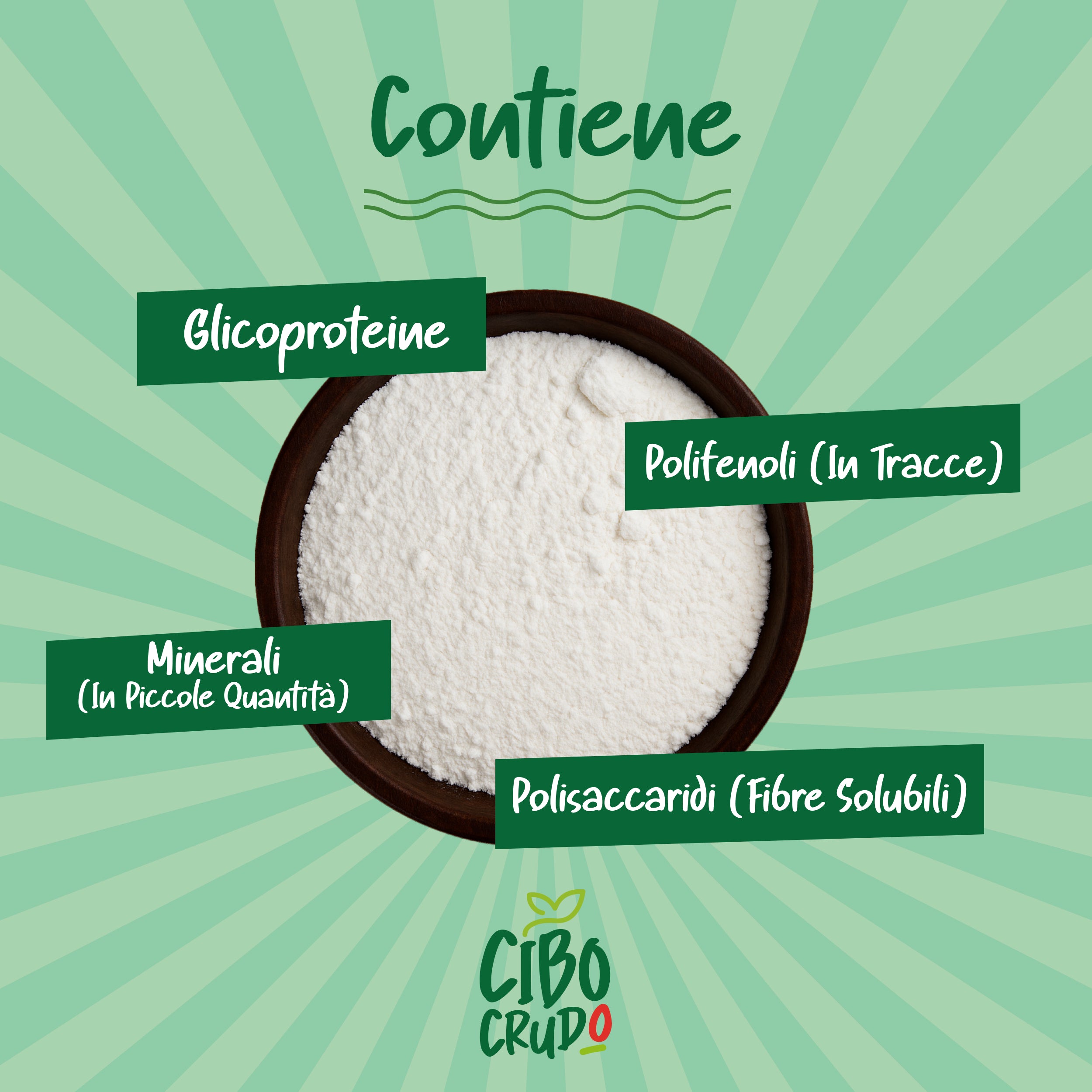 Fibra di Acacia Bio in Polvere