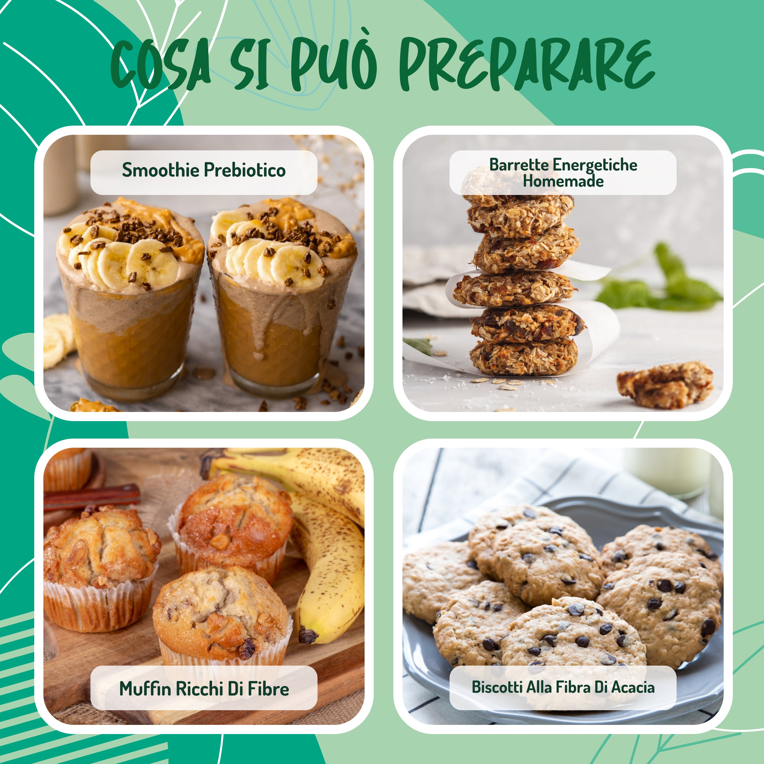 Fibra di Acacia Bio in Polvere