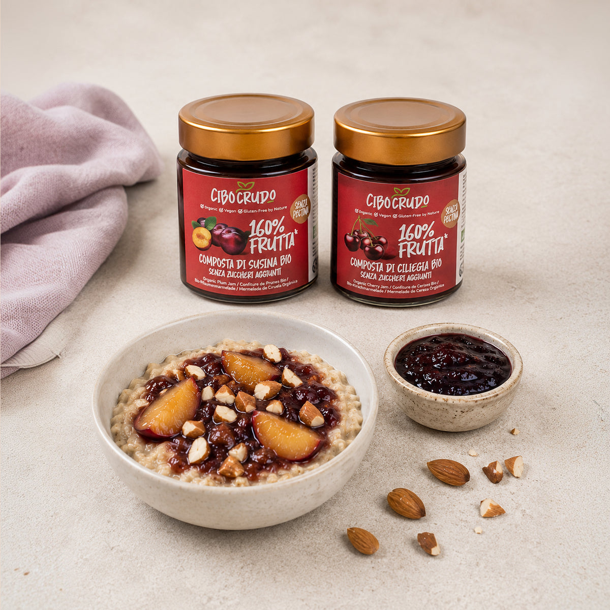 Box Vivace - 4 Composte di frutta bio da 210 g