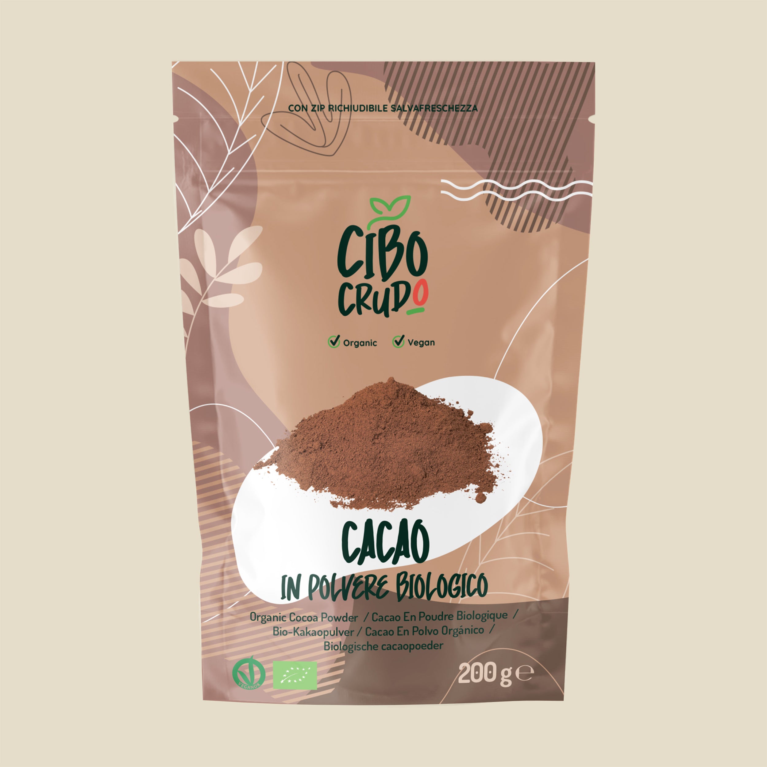 Cacao Amaro in Polvere Bio Naturale
