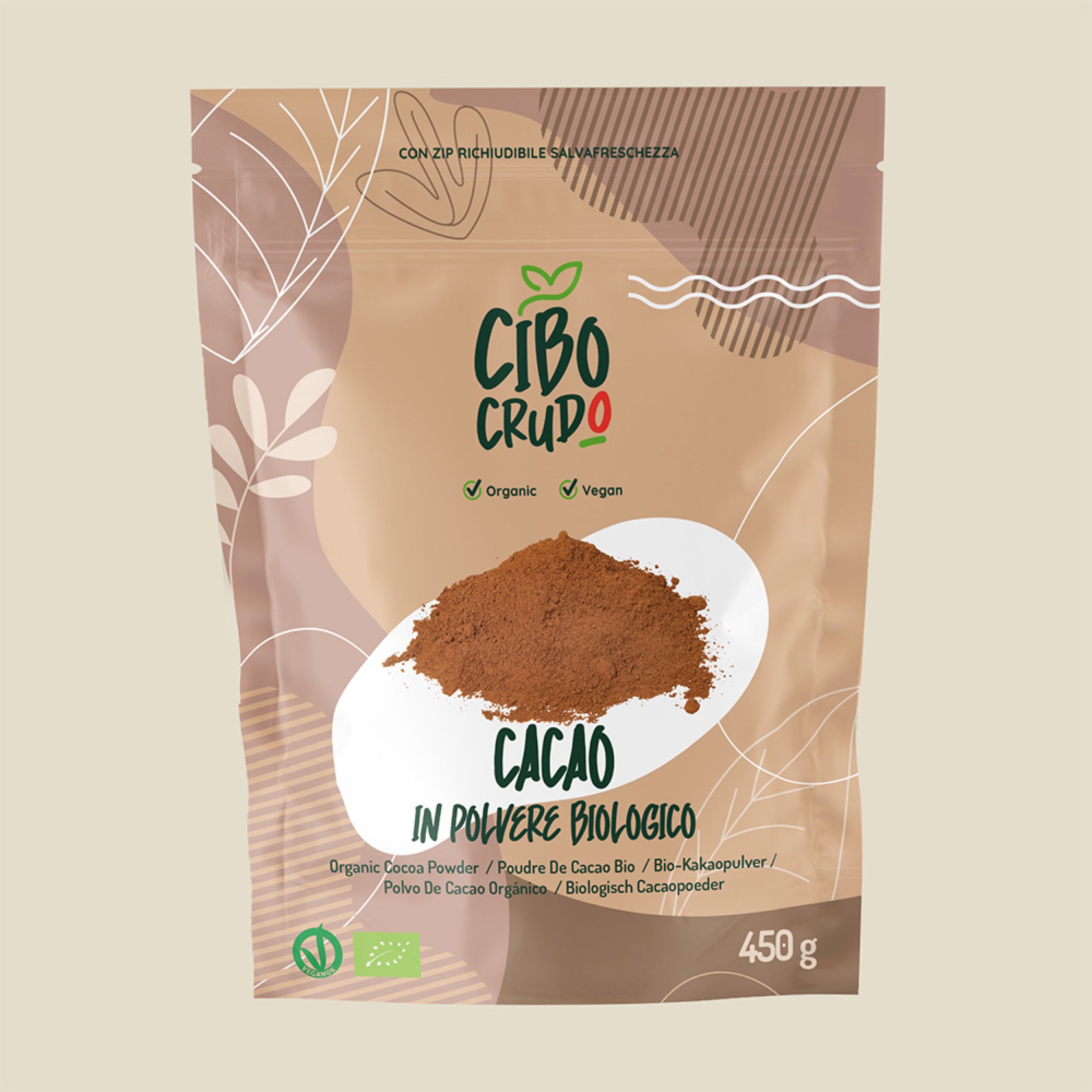 Cacao Amaro in Polvere Bio Naturale