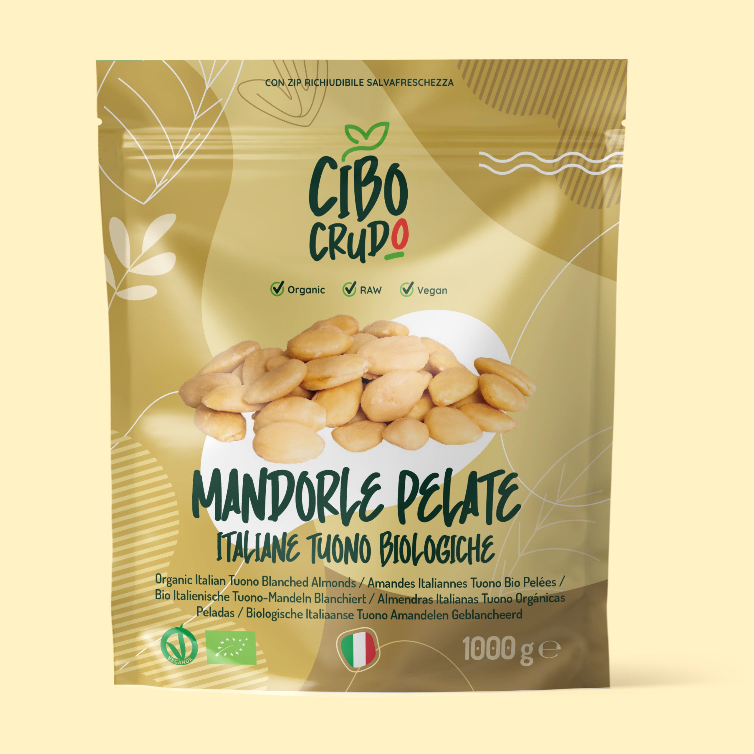 Mandorle pelate Tuono di Sicilia Bio