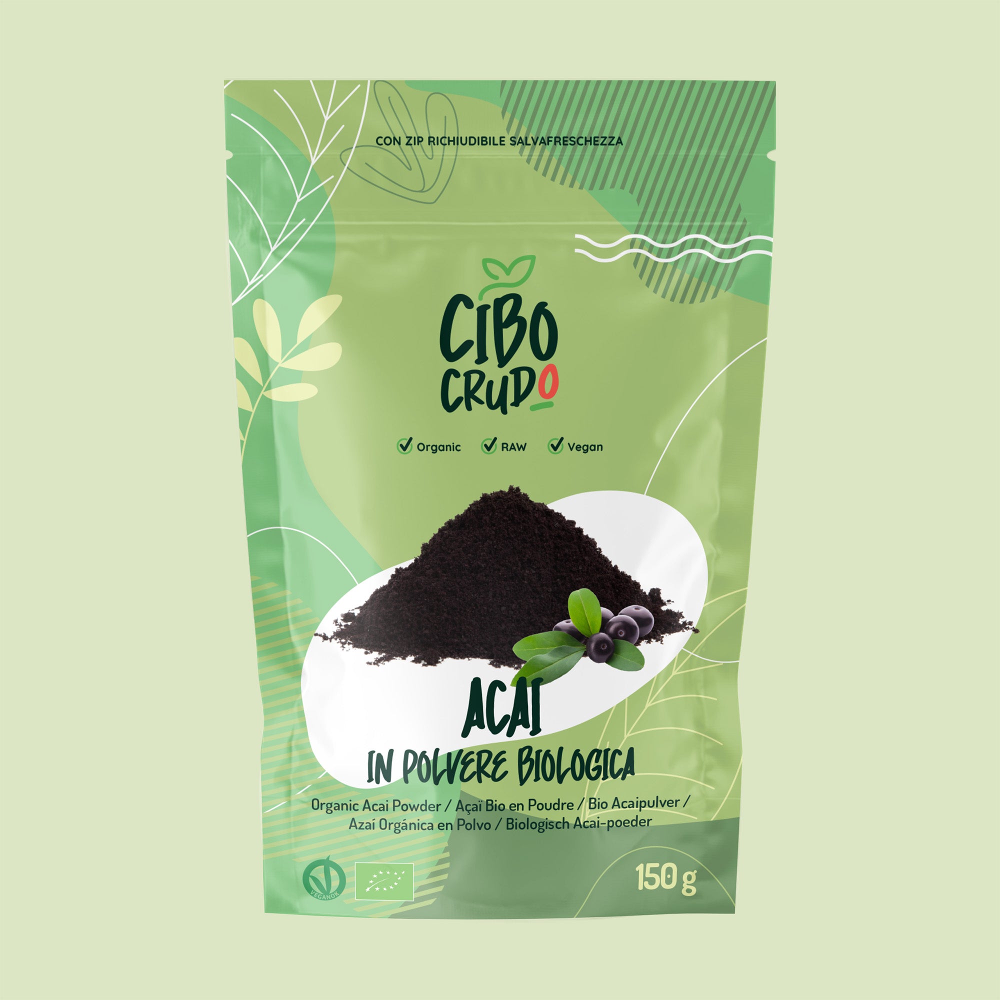 Polvere di Acai Cruda Bio