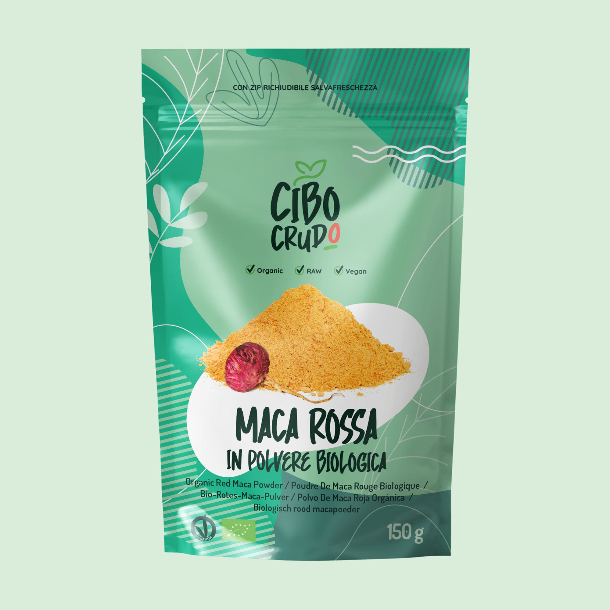 Maca Rossa in polvere Cruda Bio