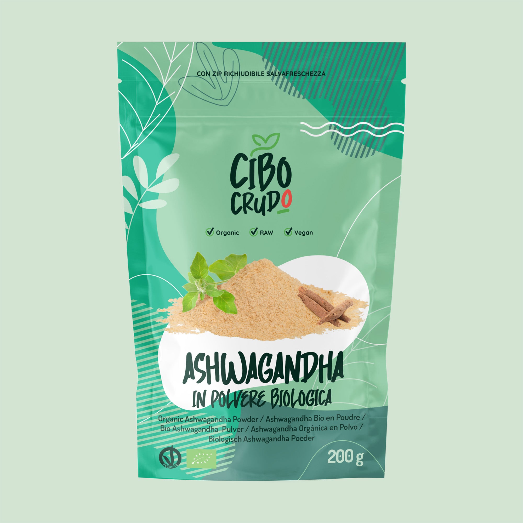 Ashwagandha Bio In Polvere Cruda