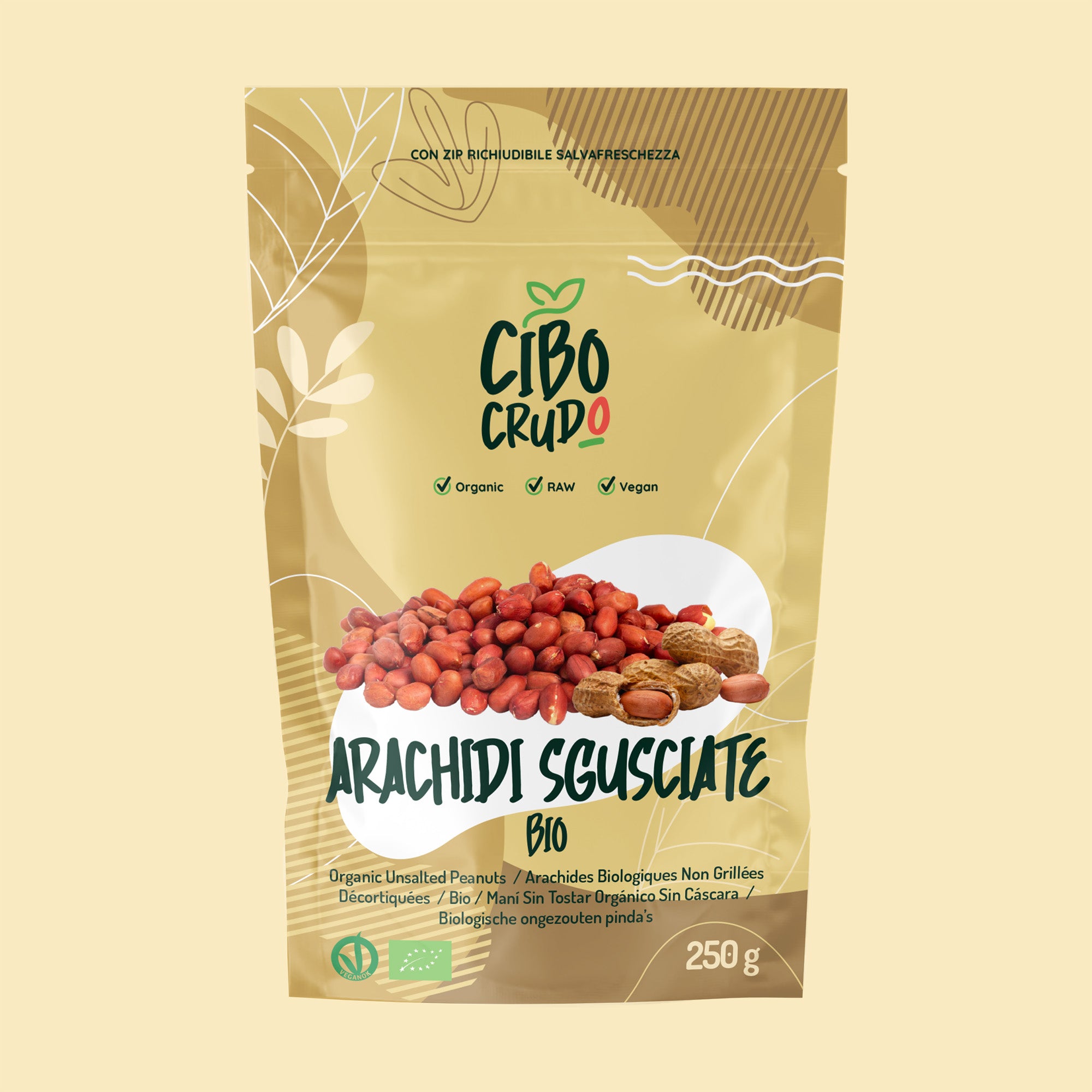 Arachidi Non Tostate Crude Bio