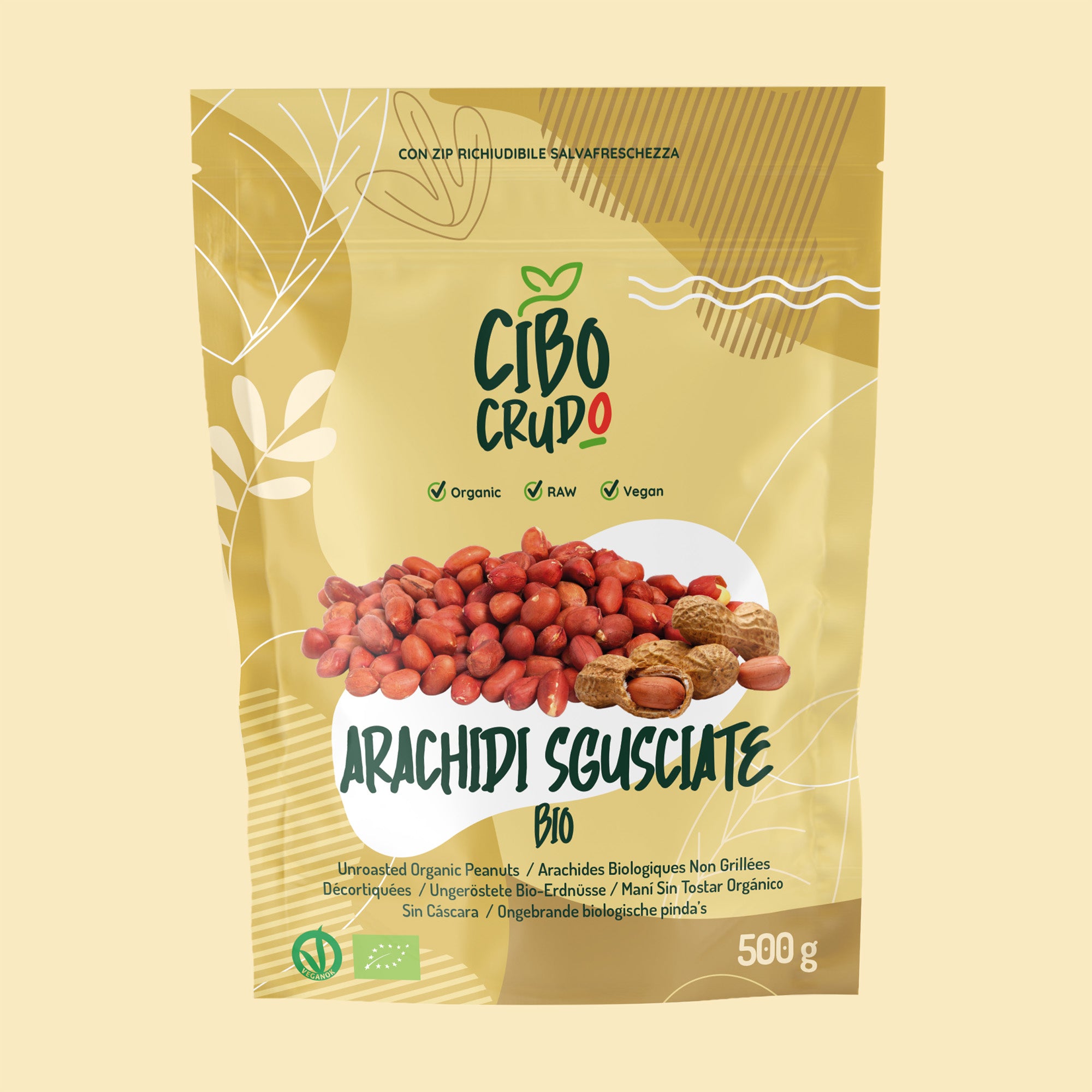 Arachidi Non Tostate Crude Bio