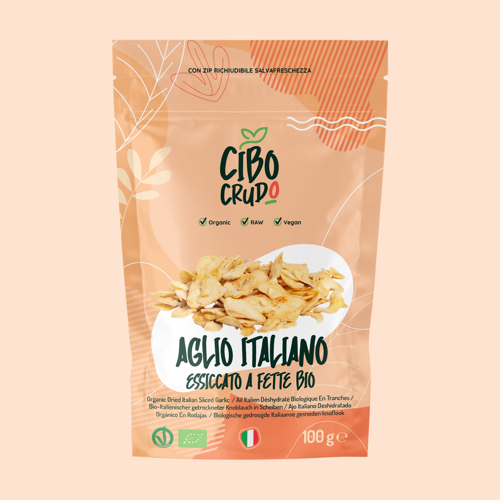 Aglio Essiccato In Scaglie Crudo Bio