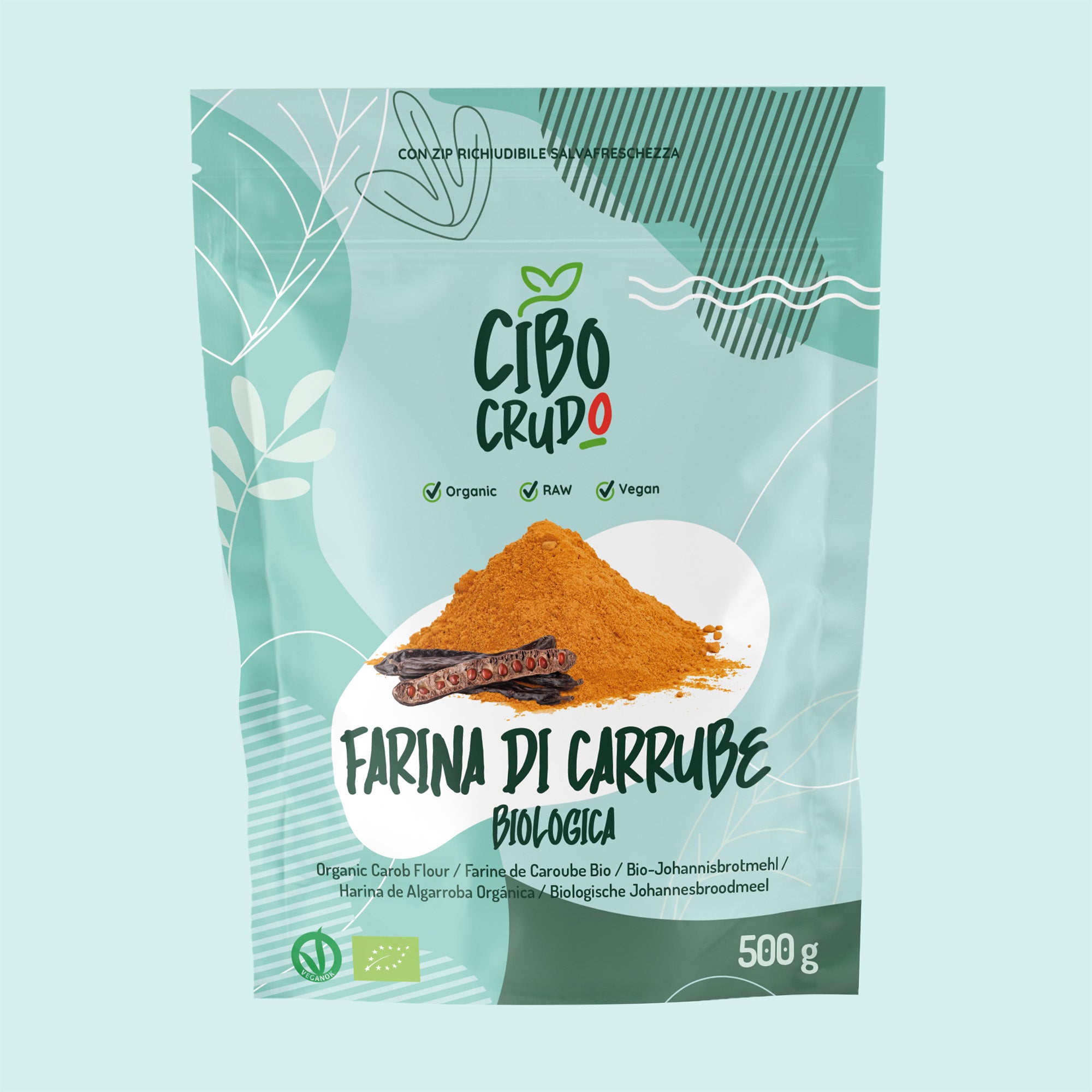 Farina di Carrube Cruda Bio