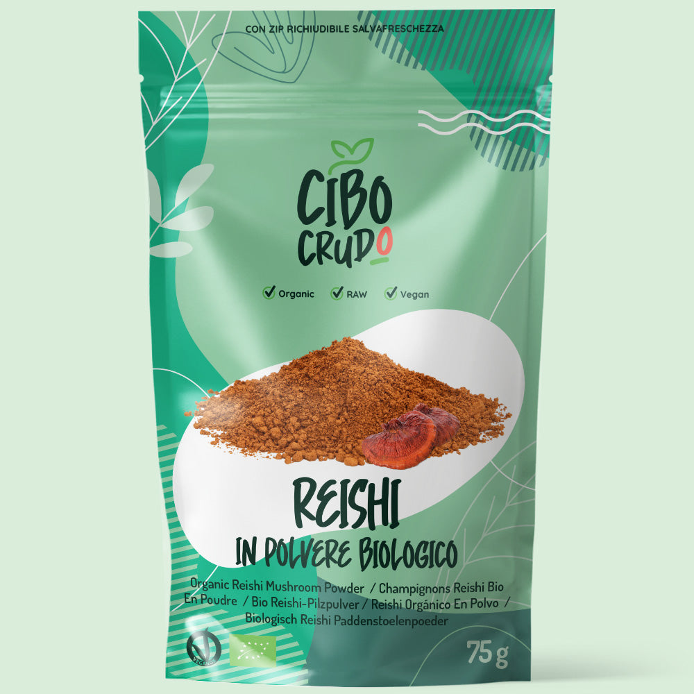 Fungo Reishi (Ganoderma Lucidum) Crudo Bio