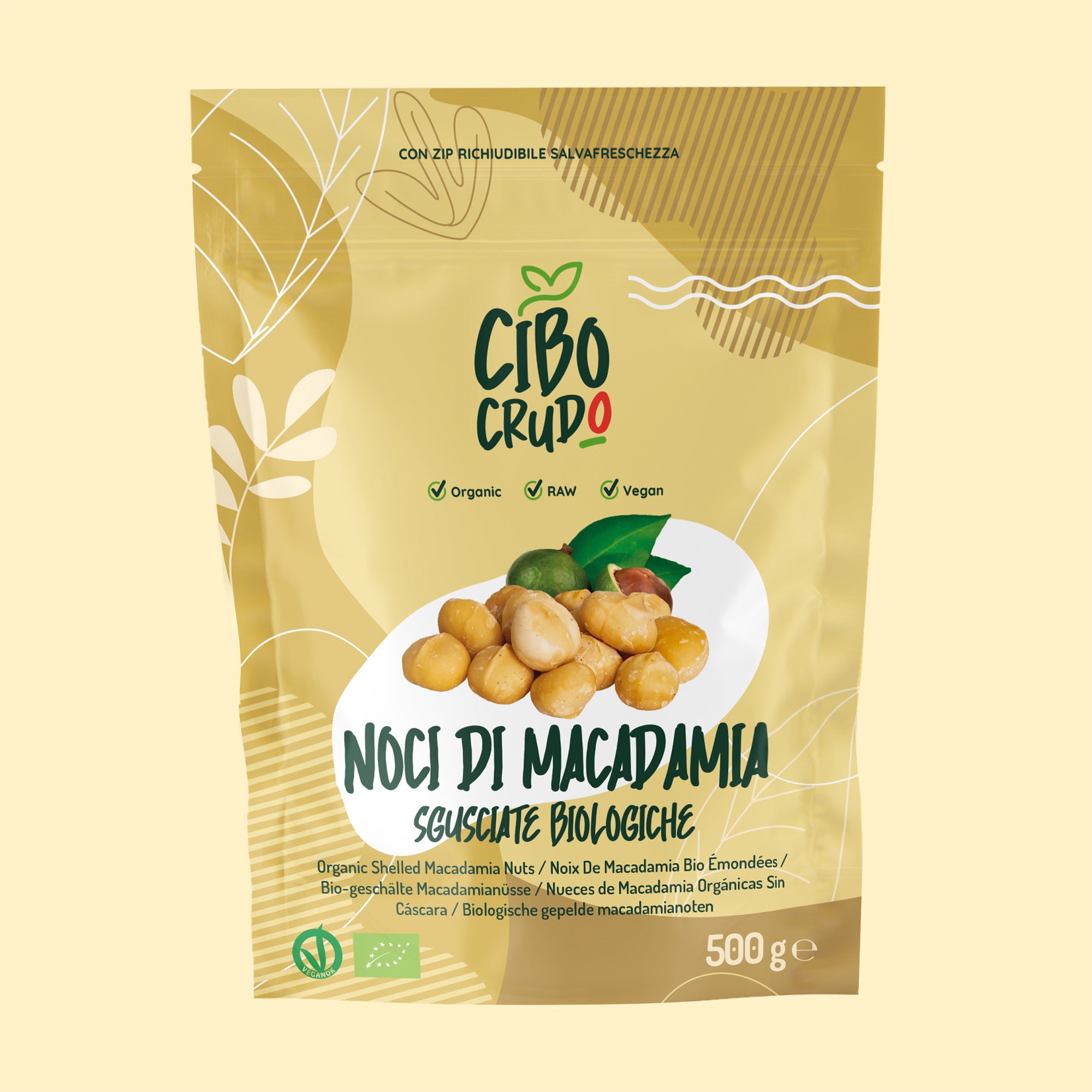 Noci di Macadamia Crude Bio