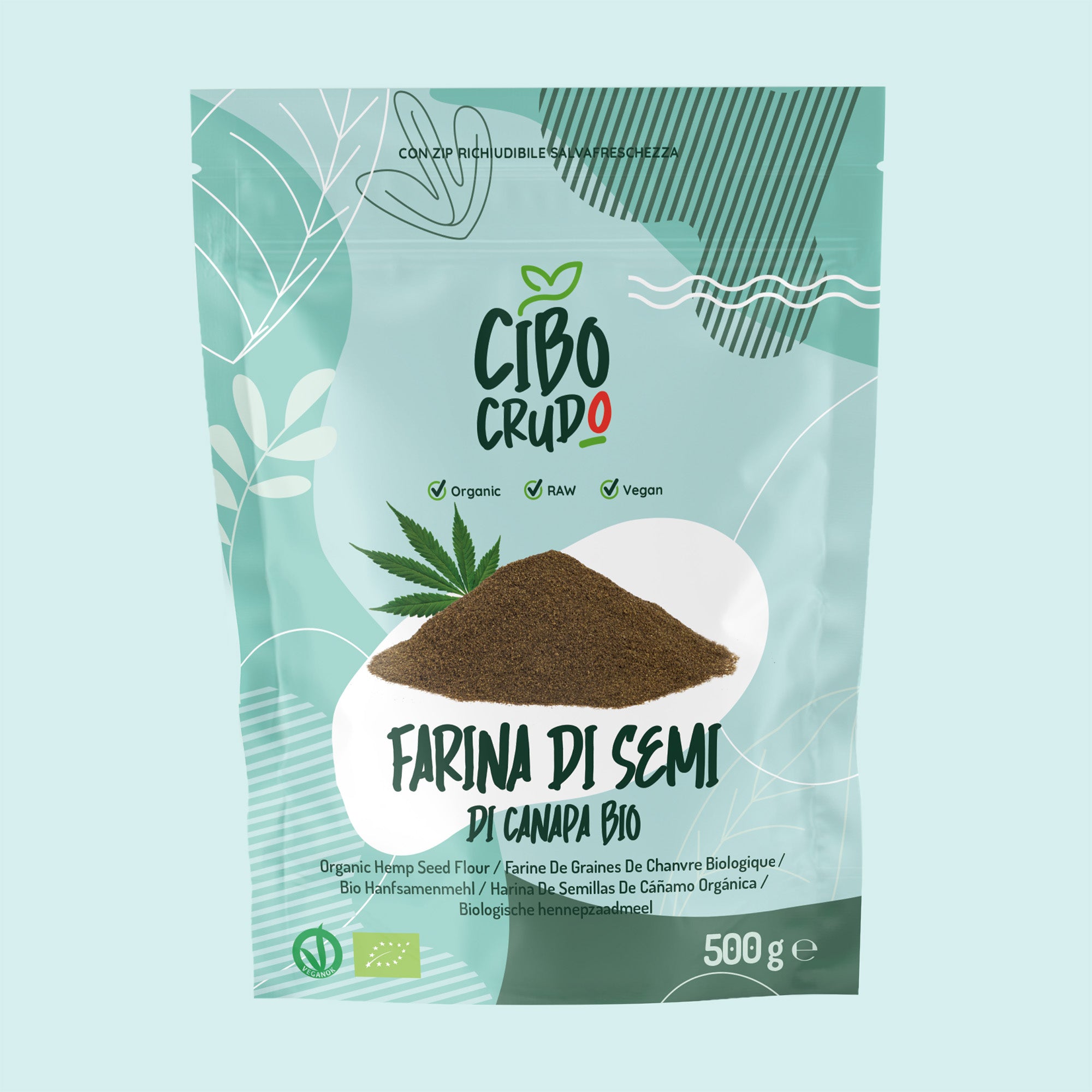 Farina di Canapa Cruda Bio