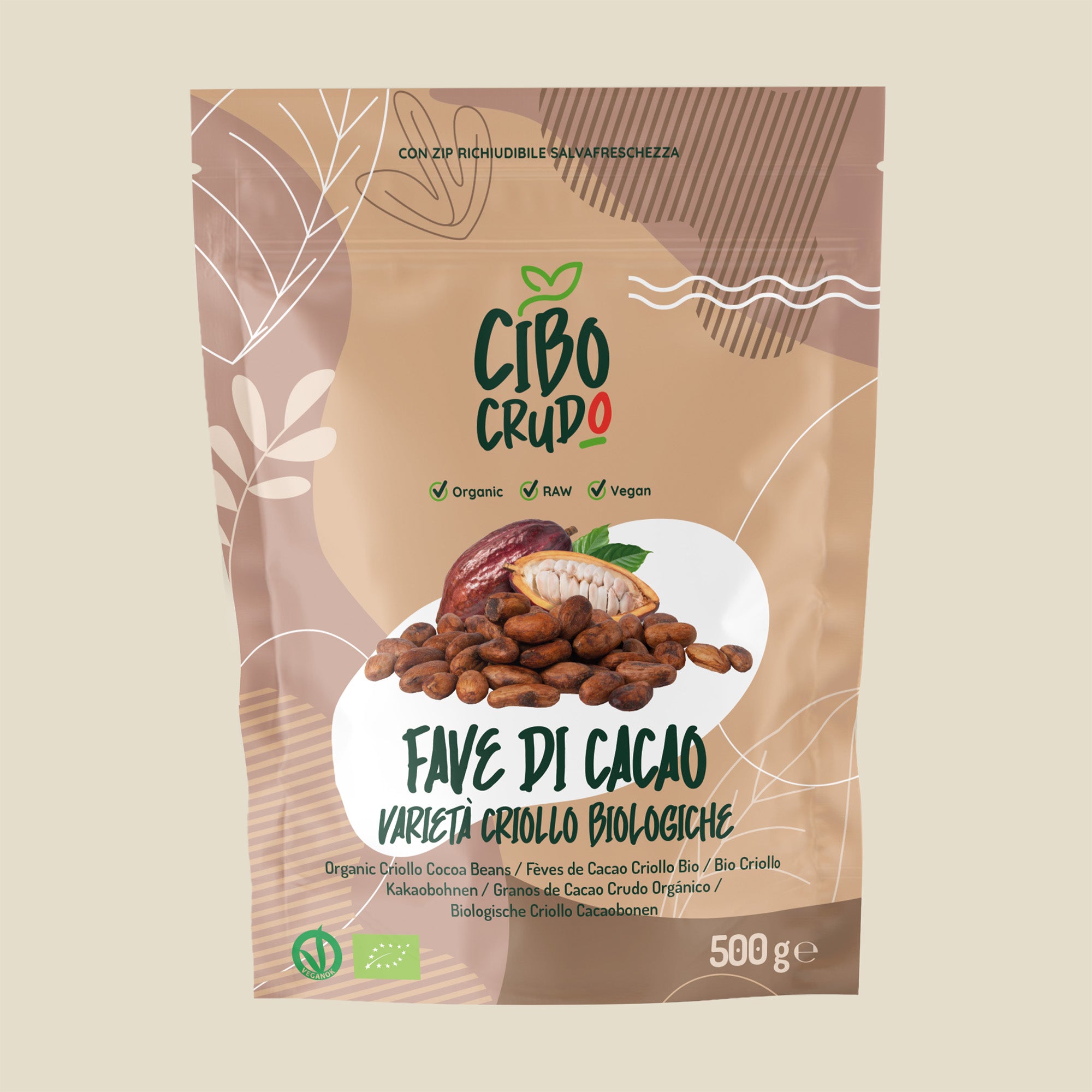 Fave di Cacao Criollo (Semi) Bio