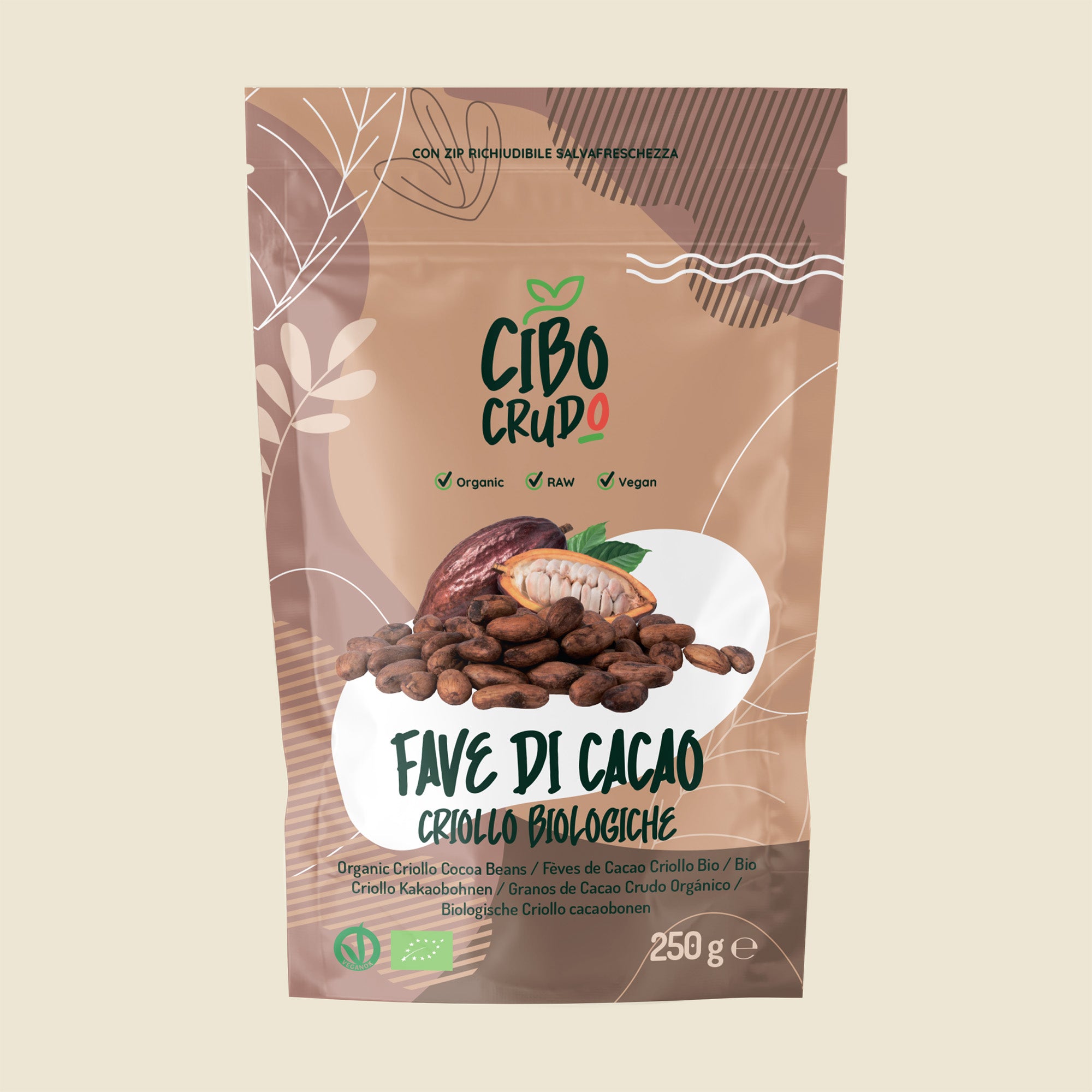 Fave di Cacao Criollo (Semi) Bio