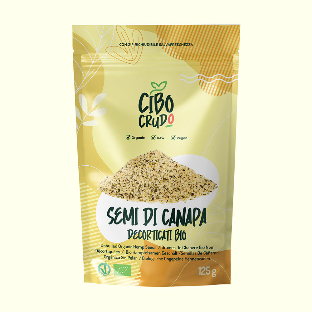 Semi di Canapa decorticati Crudi Bio