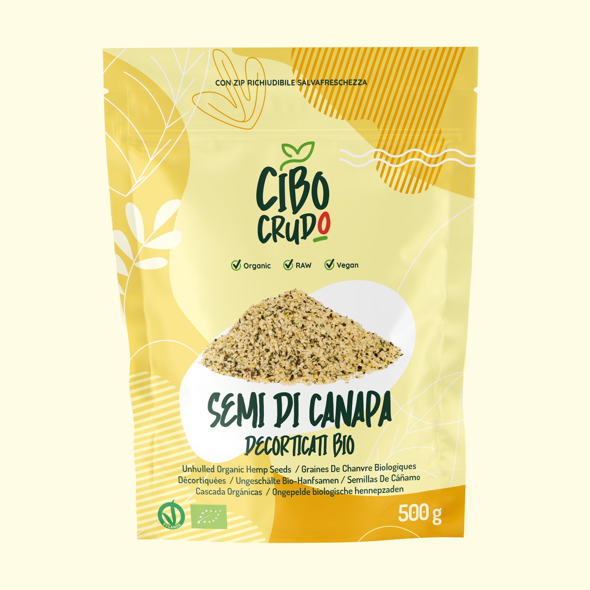 Semi di Canapa decorticati Crudi Bio