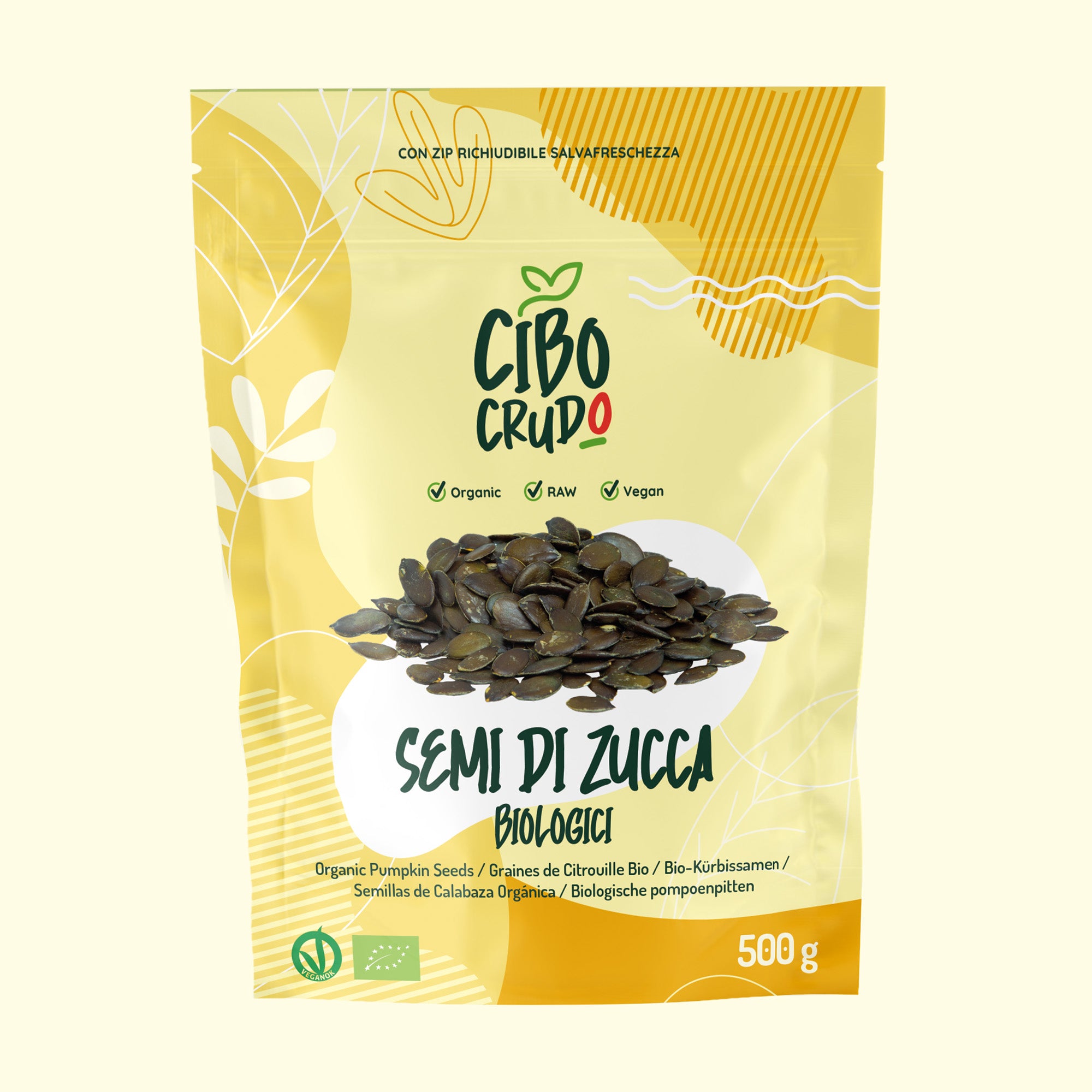 Semi di Zucca decorticati Crudi e Biologici