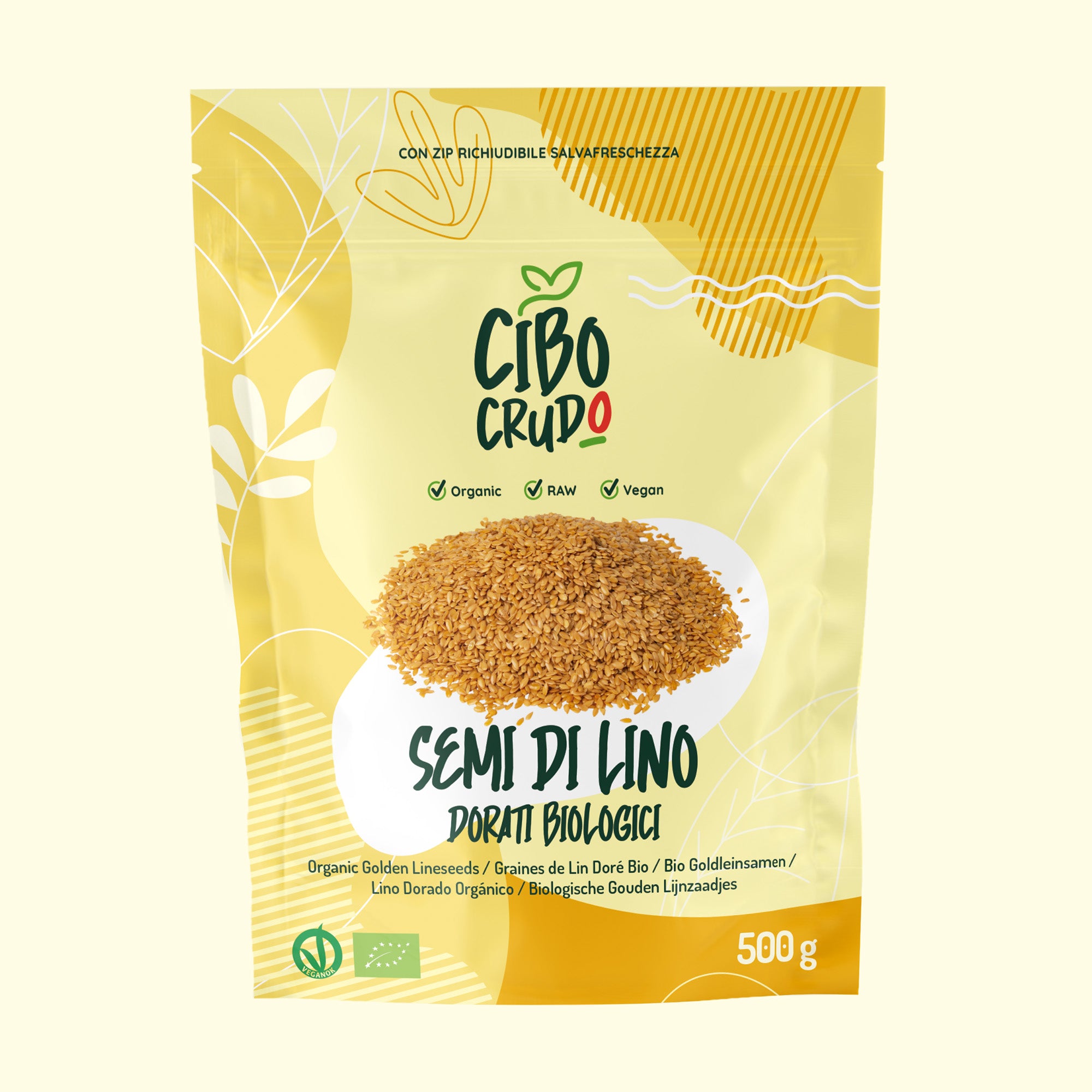 Semi Di Lino Dorati Crudi e Biologici