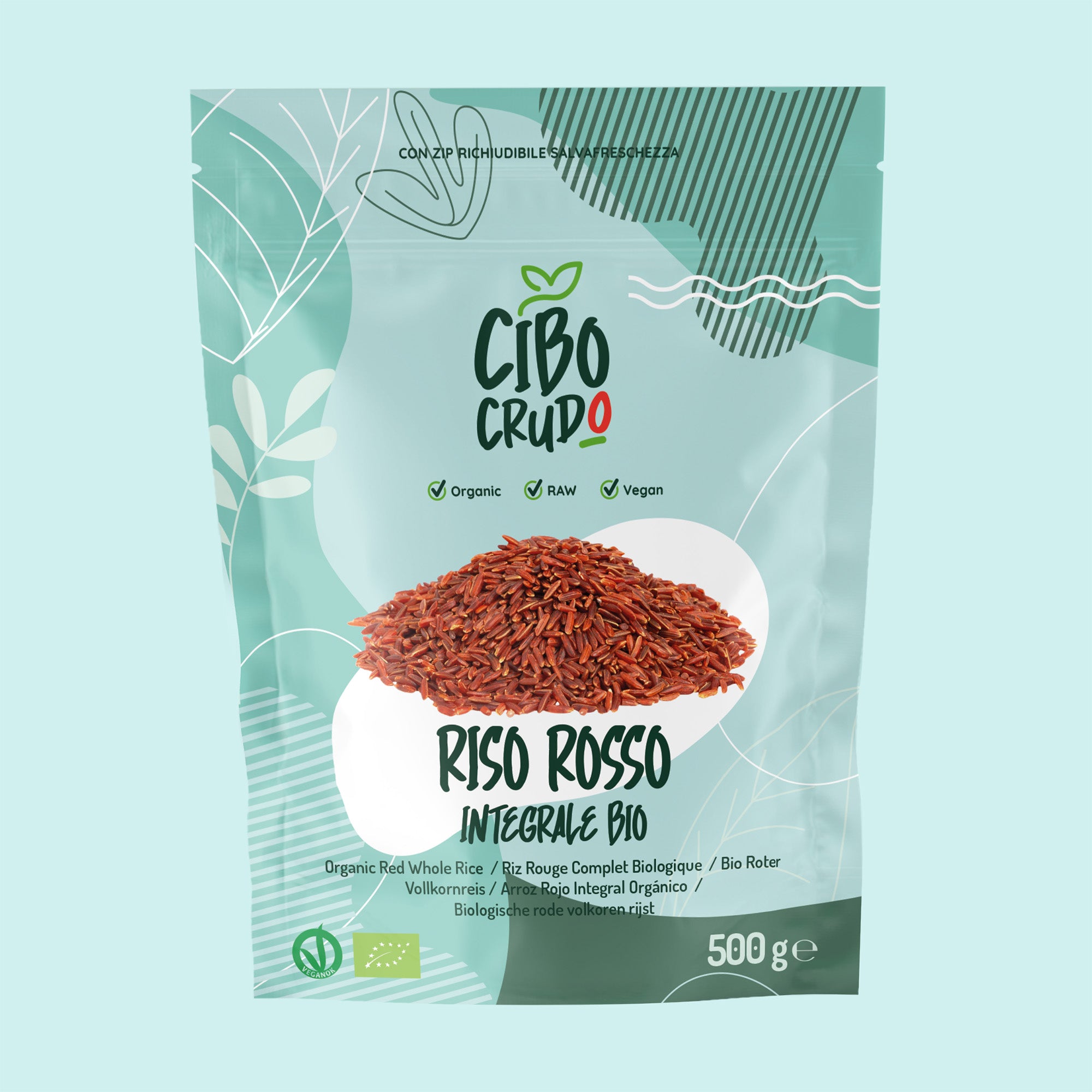Riso Rosso integrale Crudo Bio