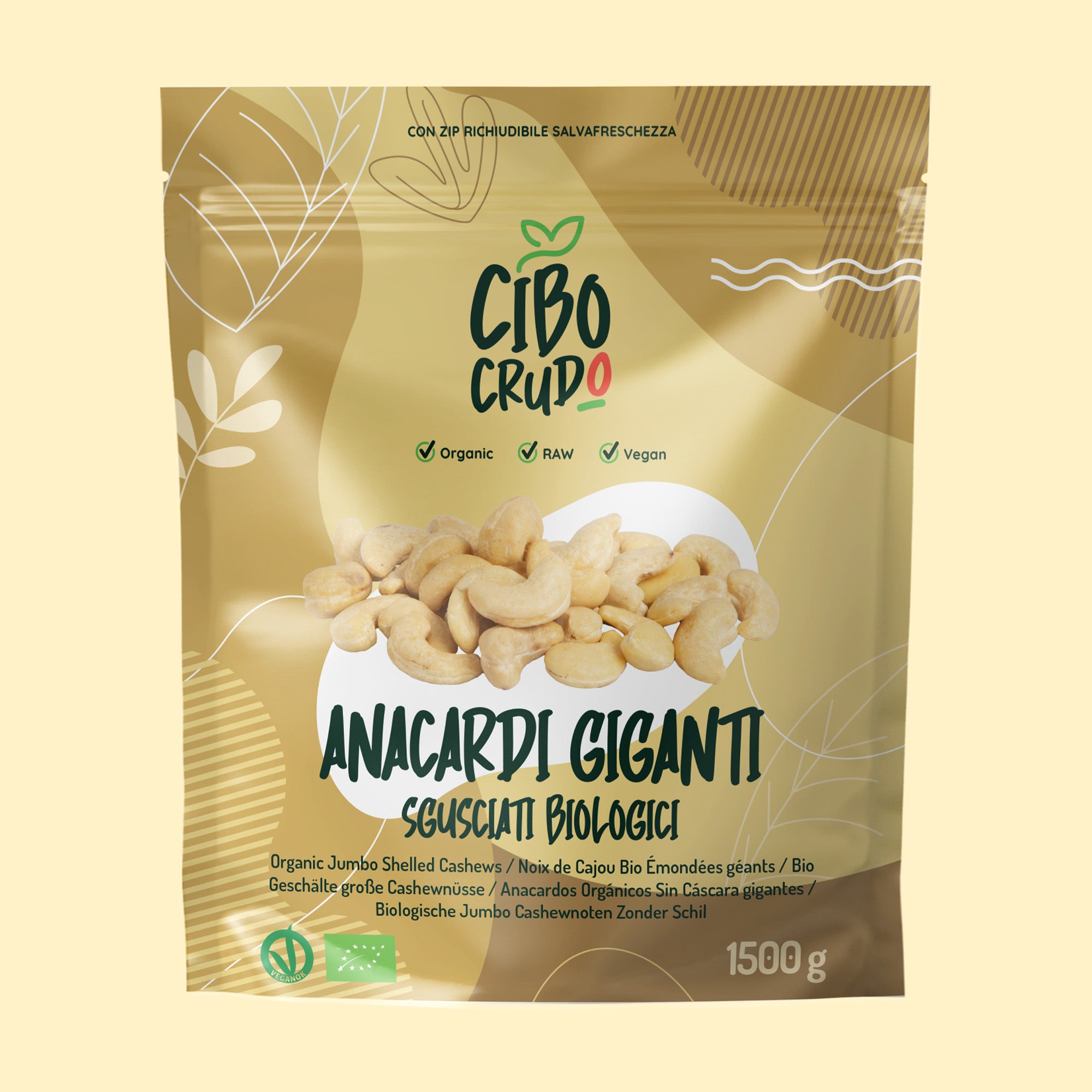 Anacardi Giganti al Naturale Bio