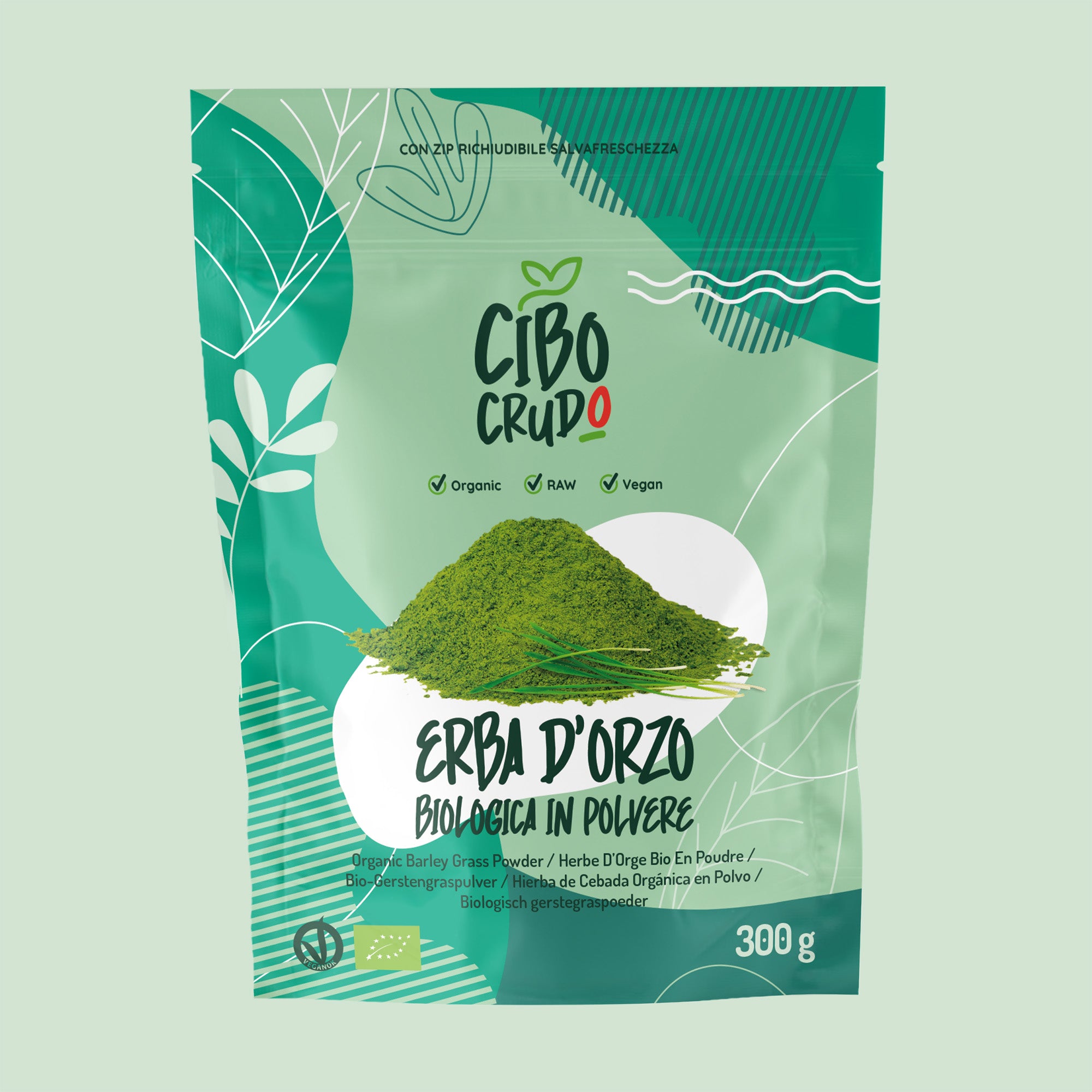 Erba di Orzo in polvere cruda Bio