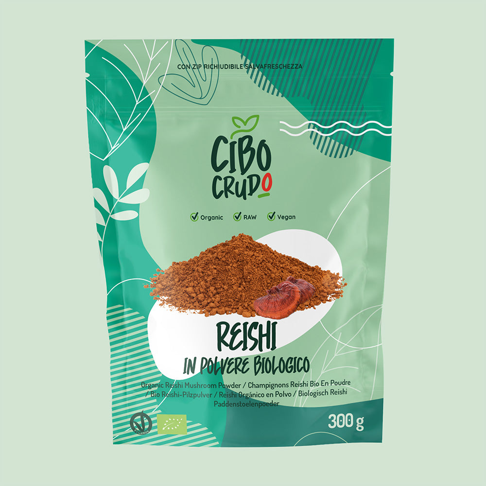 Fungo Reishi (Ganoderma Lucidum) Crudo Bio