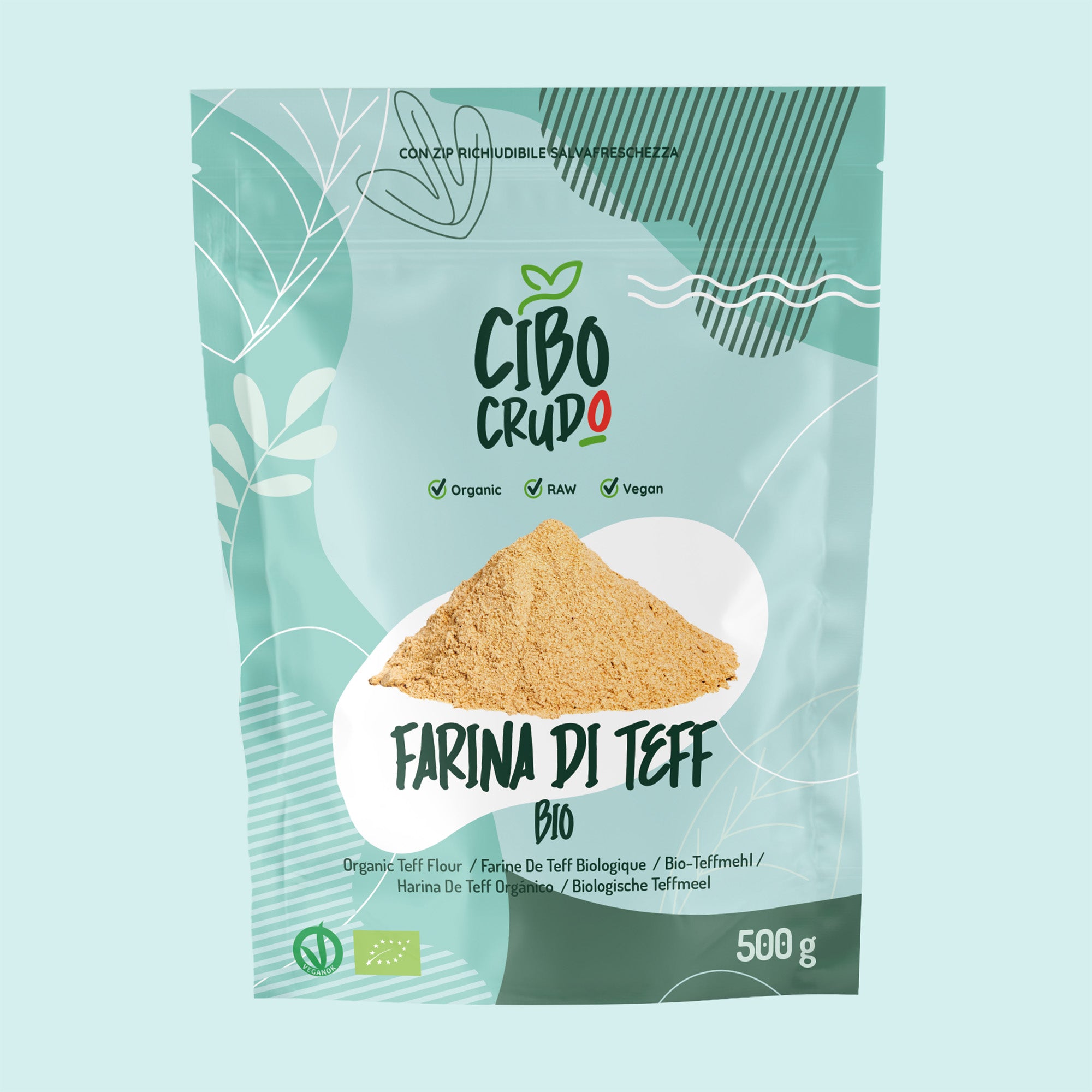 Farina di Teff Cruda Bio