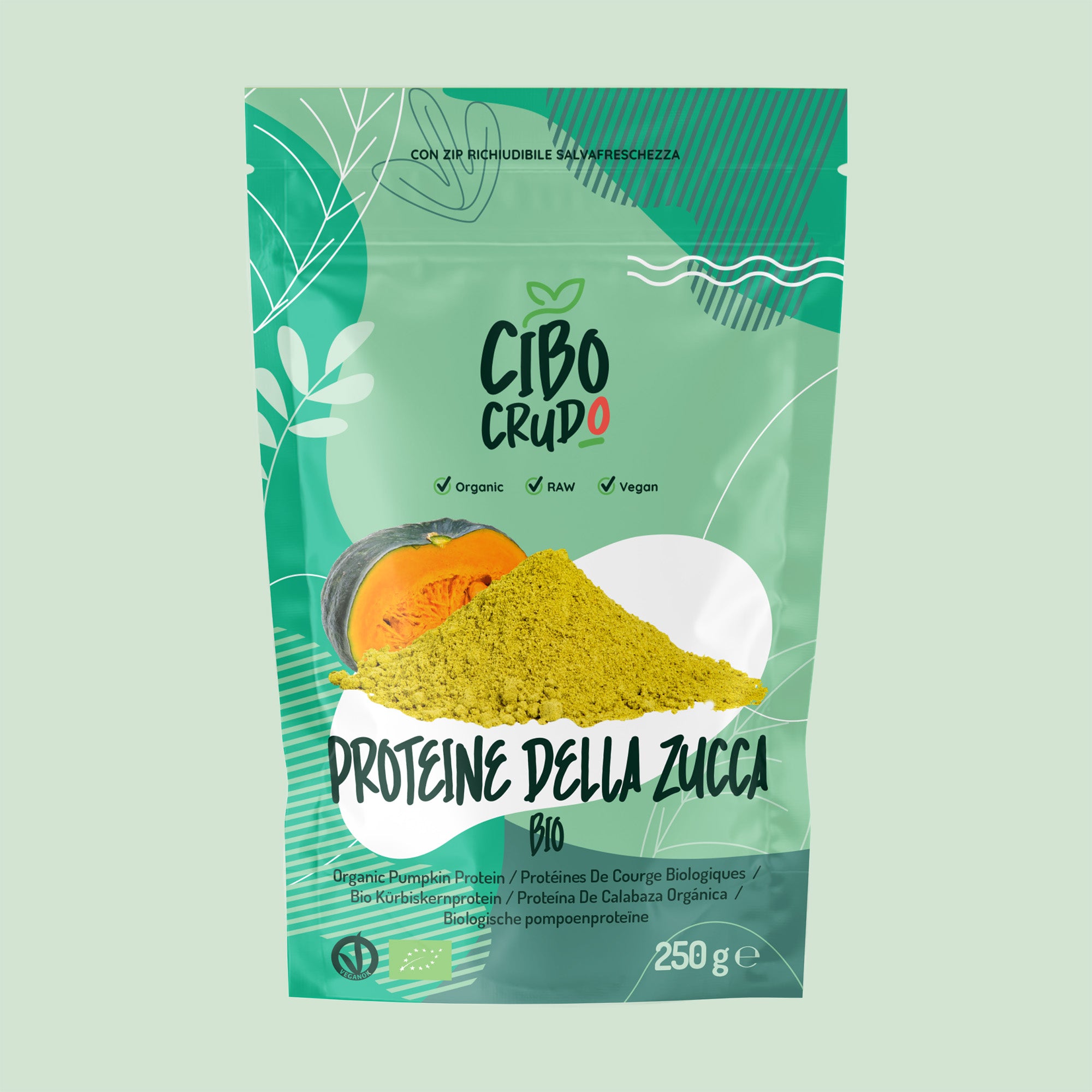 Proteine di Semi di Zucca Crude Bio