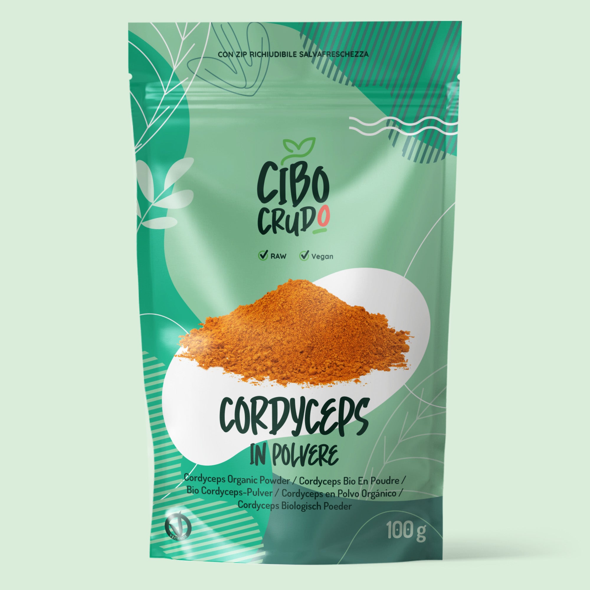 Cordyceps in polvere Crudo