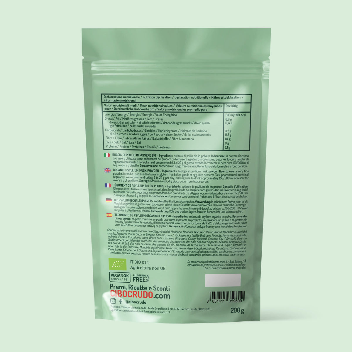 Buccia Di Psillio In Polvere Bio 2